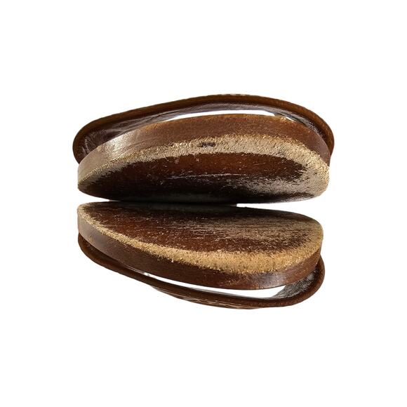 Louis Vuitton LV Lock It Flat Mule Sandal Size 41 US 11 Camel Brown Leather - Picture 10 of 12